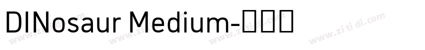 DINosaur Medium字体转换